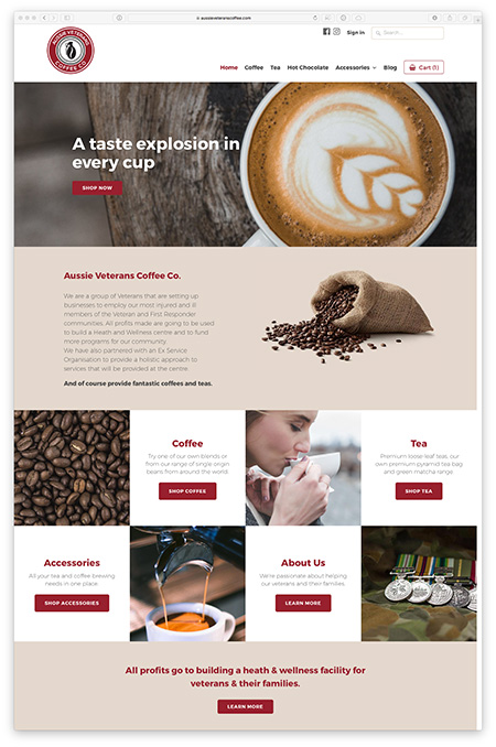 www.aussieveteranscoffee.com